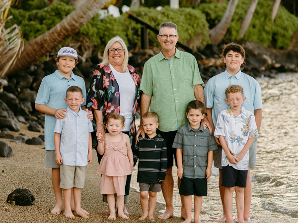 Tom and family.